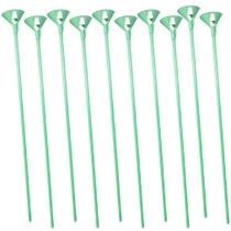 Vareta Suporte para Balões Candy Verde 33cm - 10 Unidades