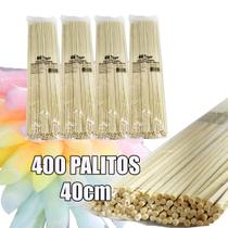 Varetas de algodão doce com 400 unid, 40cm reforçada de bambu Varetas de algodão doce com 400 unid, 40cm reforçada de bambu