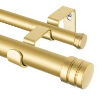 Varetas de cortina duplas TONIAL TONIAL1 81 a 213 cm Dourado Varetas de cortina duplas TONIAL TONIAL1 81 a 213 cm Dourado