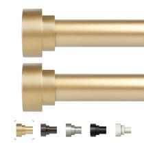 Varetas de cortina, oi! Dear, pacote com 2, dourado, 168-305 cm, ajustável Varetas de cortina, oi! Dear, pacote com 2, dourado, 168-305 cm, ajustável