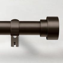Varetas de cortina Time Forest ajustáveis de 1 polegada e 120-210 cm de bronze