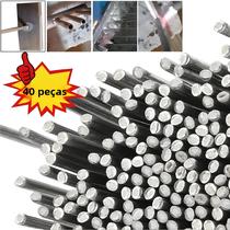 Varetas De Soldagem De Alumínio De Baixa Temperatura 40pcs 1.6 2.0mm Fluxo Central Fácil De Derreter