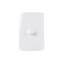 Variador de Luminosidade e Velocidade MarGirius B3 com Placa 4x2 Branco Bivolt Variador de Luminosidade e Velocidade MarGirius B3 com Placa 4x2 Branco Bivolt