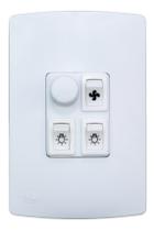 Variador Dimmer Rotativo Ventilador Teto, 2 Interruptor