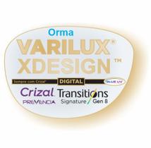 Varilux X Design Orma Transitions Blue Uv Crizal Prevencia