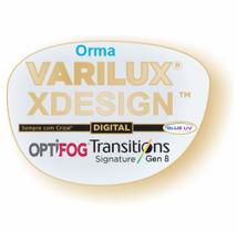 Varilux X Design Orma Transitions Blue Uv Optifog