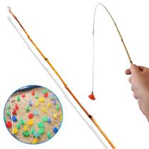 Varinha Bambu Pesca Peixinhos Pescaria Festa Junina Arraial 1 UN