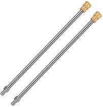 Varinha de Extensão para Lavadora de Pressão - 32 Polegadas em Aço Inoxidável com Conexão Rápida