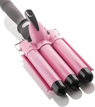 Varinha de ferro ondulada Hair Waver Alure Three Barrel 1 polegada rosa Varinha de ferro ondulada Hair Waver Alure Three Barrel 1 polegada rosa