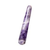 Varinha De Massagem De Quartzo De Cristal Natural, Caneta De Ponto De Acupuntura Yoni, Cuidados