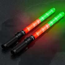Varinha de segurança de trânsito Baton LED Light, pacote com 2 unidades, e-Riding, 21 cm