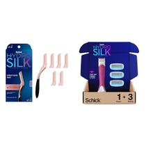 Varinha Dermaplaning e navalha TrimStyle Schick Hydro Silk