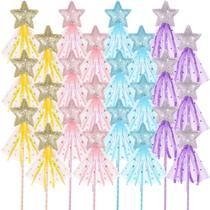 Varinha mágica Princess Wand Honoson Glitter Star, 50 unidades para menina Varinha mágica Princess Wand Honoson Glitter Star, 50 unidades para menina