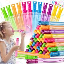 Varinhas de Bolha BAYSING Pacote com 48 Unidades em Cores Neon Grandes Varinhas de Bolha BAYSING Pacote com 48 Unidades em Cores Neon Grandes