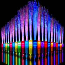 Varinhas de fibra óptica com iluminação LED Lewtemi 48 peças para festa