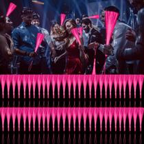 Varinhas de iluminação LED YOFOBU Pink Fiber Optic 72 unidades com 3 modos