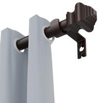 Varões de cortina Brunttype 81-315 cm de bronze com acabamentos clássicos Varões de cortina Brunttype 81-315 cm de bronze com acabamentos clássicos