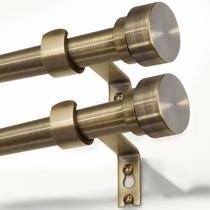 Varões para Cortina Lootkell 122-213 cm Bronze, Alta Resistência, Kit com 2 Varões para Cortina Lootkell 122-213 cm Bronze, Alta Resistência, Kit com 2