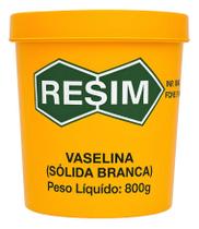 Vaselina Sólida 800g Resim Branca Vaselina Sólida 800g Resim Branca