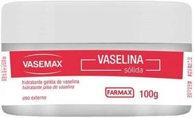 Vaselina Sólida Hidratante Vasemax 100g - Farmax