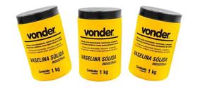 Vaselina sólida industrial VONDER - 3 KG Vaselina sólida industrial VONDER - 3 KG