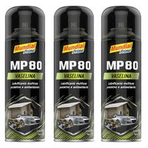 Vaselina Spray MP80 250 ml com 3 Unidades MUNDIAL PRIME