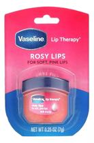 Vaseline Mini Bálsamo Labial Hidratante Rosy - 7G