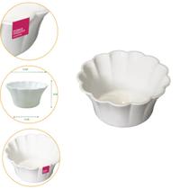 Vasilha Bowl Pote Tigela Branco 11x11x5cm plástico Paramount