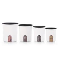 Vasilha de armazenamento de alimentos Tupperware One Touch Reminder 4L Set 4