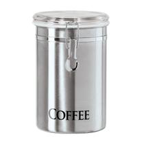 Vasilha de café Oggi em aço inoxidável 1,8 L com tampa de fixação hermética Vasilha de café Oggi em aço inoxidável 1,8 L com tampa de fixação hermética