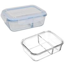 Vasilha De Vidro Hermética Com Tampa 1520ml Mantimentos para Microondas Geladeira Comida Pote Vasilha De Vidro Hermética Com Tampa 1520ml Mantimentos para Microondas Geladeira Comida Pote