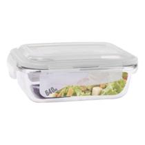 Vasilha De Vidro Hermético Marmita Tampa 640ml P/ Microo Freezer Congelador, Guardar Alimento