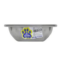 Vasilha Para Comedouro Royale Duplo Para Cães Alumínio - 900ml