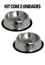 Vasilha para ração e agua comedouro para cães e gatos em Inox 18 CM(P)- 400ml- Azul Vasilha para ração e agua comedouro para cães e gatos em Inox 18 CM(P)- 400ml- Azul