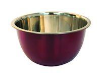 Vasilha pequena (18cm) vermelha para preparo de alimentos