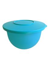 Vasilha/Pote Verde Turquesa 1,3L p/Servir Seus Convidados c/ Elegância (Tigela Murano)-Tupperware