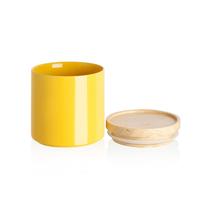 Vasilhas de cozinha Sweejar Ceramic Food Storage 1106mL amarelas