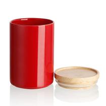 Vasilhas de cozinha Sweejar Ceramic Food Storage 794mL vermelhas
