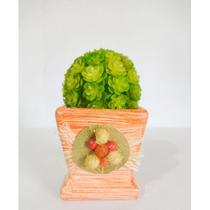 Vasinho Cachepô Pequeno Decorado com Sementes