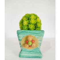 Vasinho Cachepô Pequeno Decorado com Sementes