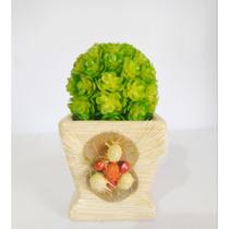 Vasinho Cachepô Pequeno Decorado com Sementes