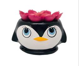 Vasinho Cachepot Pinguim Pires Suculenta