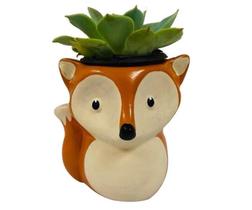 Vasinho Cachepot Raposa Raposinha Suculenta
