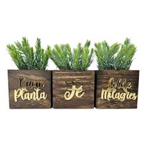 Vasinho Decorativo Cachepot Planta Artificial - Enfeite Decoração Sala Luxo