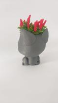 Vasinho em formato de Gatinho Siamês - com Flores Artificias Inclusa, Pimentinha - Coizás