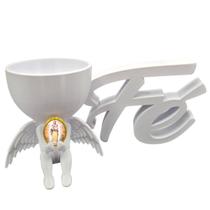 Vasinho Imagem Nossa Senhora Salete Decoraçao Fe Relicario