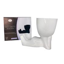 Vasinho Mini Robert Bob Sem Planta P/ Decorar Casa, Quarto