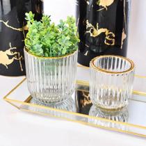 Vasinho / porta vela risk p Vasinho / porta vela risk p