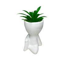 Vasinho Robert Porcelana E Suculenta Kit Com 2 Peças Vasinho Robert Porcelana E Suculenta Kit Com 2 Peças