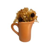 Vasinho Vaso Enfeite Decorativo Jarro Pequeno Alaranjado - DC